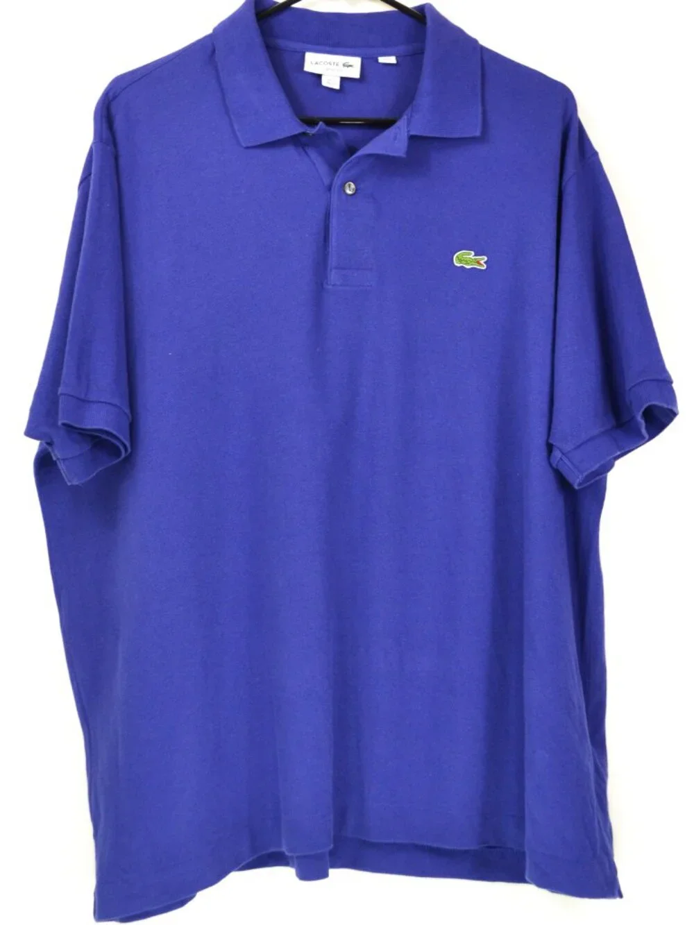 Lacoste Men's Size XXL Royal Blue Classic Fit Casual Polo Shirt